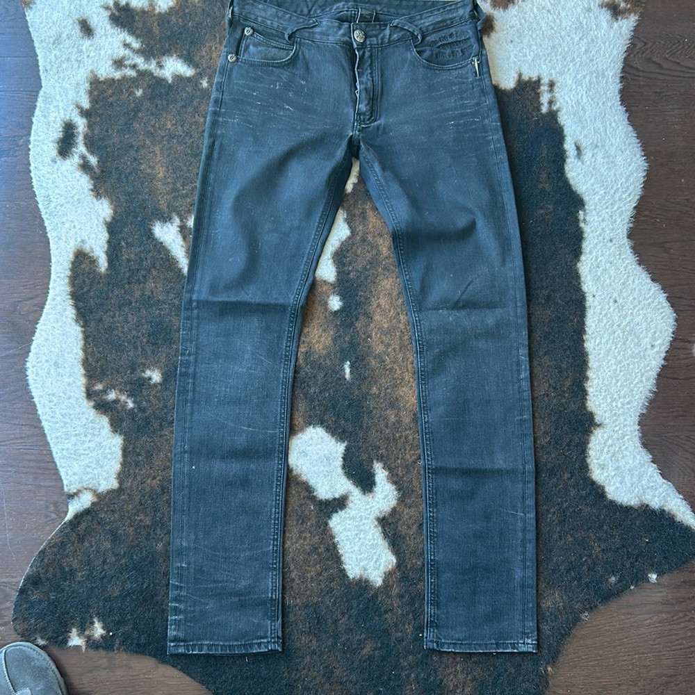 Faith Connexion Men's Slim Black Jeans